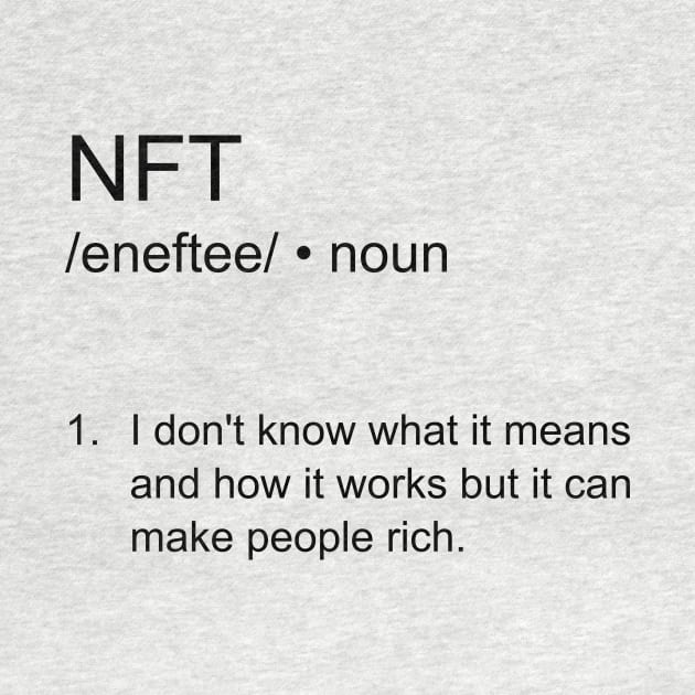 NFT funny definition by artirio